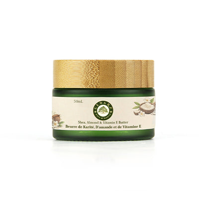 Shea, Almond & Vitamin E Body Butter - cedarz