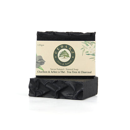 Tea Tree & Charcoal Natural Soap - cedarz